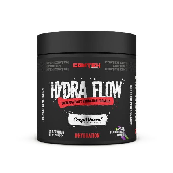 Conteh Sports Hydra Flow, obuolių ir juodųjų serbentų skonio – 300 g