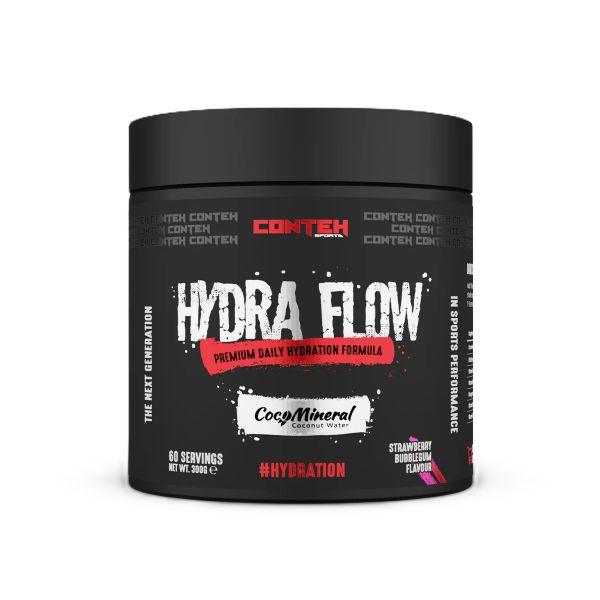 Conteh Sports Hydra Flow braškių skonio – 300 g