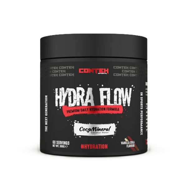 Conteh Sports Hydra Flow, vanilinis kolos skonis – 300 g