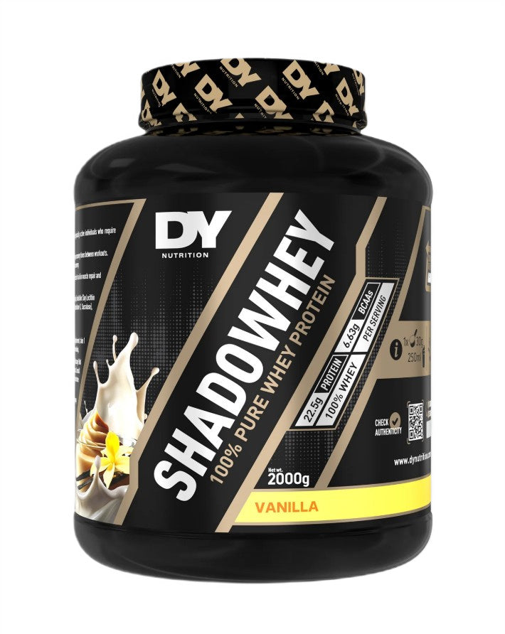 Dorian Yates ShadoWhey 100 % gryno išrūgų baltymo, vanilės skonio – 2000 g