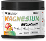 Skill Nutrition magnio bisglicinato milteliai, pasiflorų ir persikų skonio – 240 g