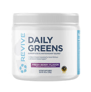 Revive Daily Greens milteliai, šviežių uogų skonio – 200 g