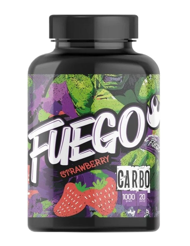 Fuego Carbo, braškių skonio - 1000 g
