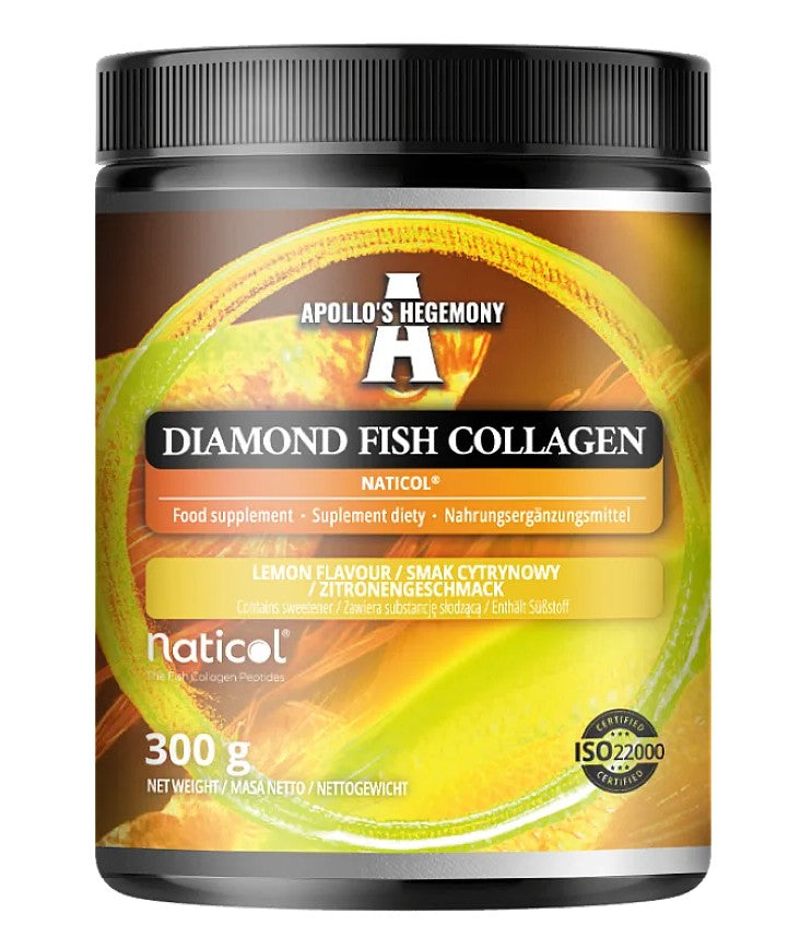 Apollo's Hegemony deimantinis žuvų kolagenas, citrinų skonio - 300 g