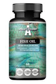 Apollo's Hegemony žuvų taukai, 330 mg EPA ir 220 mg DHA – 60 kapsulių