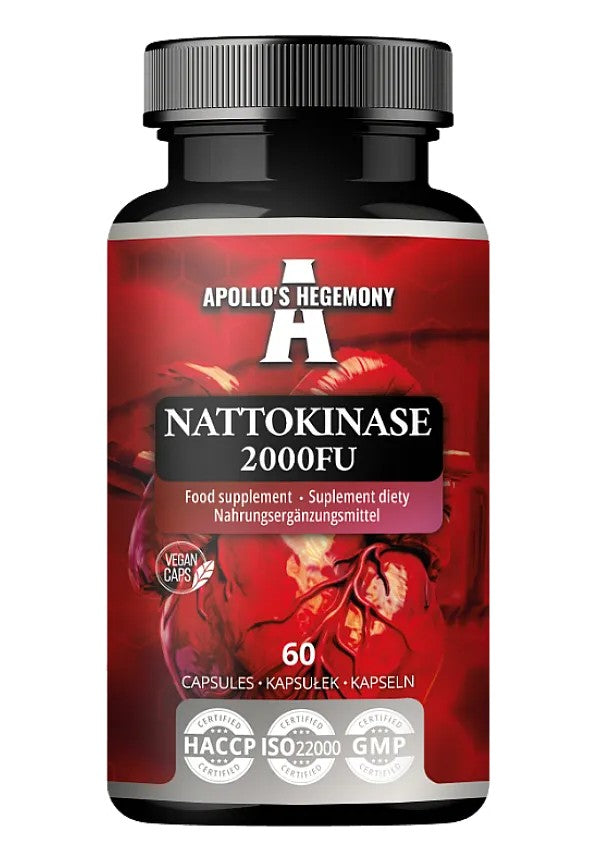 Apollo's Hegemony Nattokinase, 2000 FU - 60 kaps.