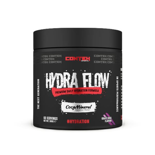 Conteh Sports Hydra Flow, vynuogių skonio – 300 g