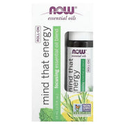 Produkto nuotrauka: NOW Foods Essential Oil Roll-On, Mind That Energy - 10 ml.
