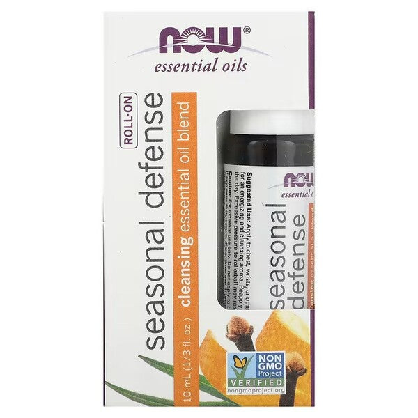 Produkto nuotrauka: NOW Foods Essential Oil Roll-On, Seasonal Defense - 10 ml.