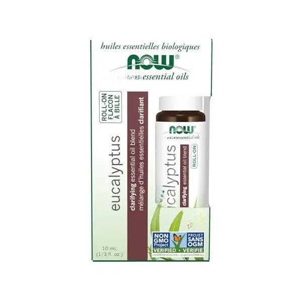 Produkto nuotrauka: NOW Foods Essential Oil Roll-On, Eucalyptus - 10 ml.