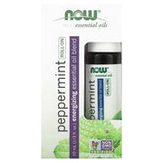 Produkto nuotrauka: NOW Foods Essential Oil Roll-On, Peppermint - 10 ml.