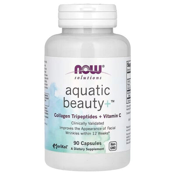 Produkto nuotrauka: NOW Foods Aquatic Beauty+ - 90 kapsulių