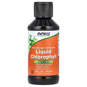 NOW Foods ypač stipraus skysto chlorofilo, beskonio – 118 ml.