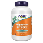 Produkto nuotrauka: NOW Foods Magnesium Glycinate with BioPerine - 180 kapsulių