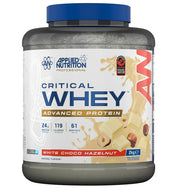 Applied Nutrition Critical Whey, baltojo šokolado ir lazdyno riešutų skonio – 2000 g