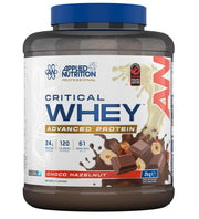 Applied Nutrition Critical Whey, šokolado ir lazdyno riešutų skonio – 2000 g