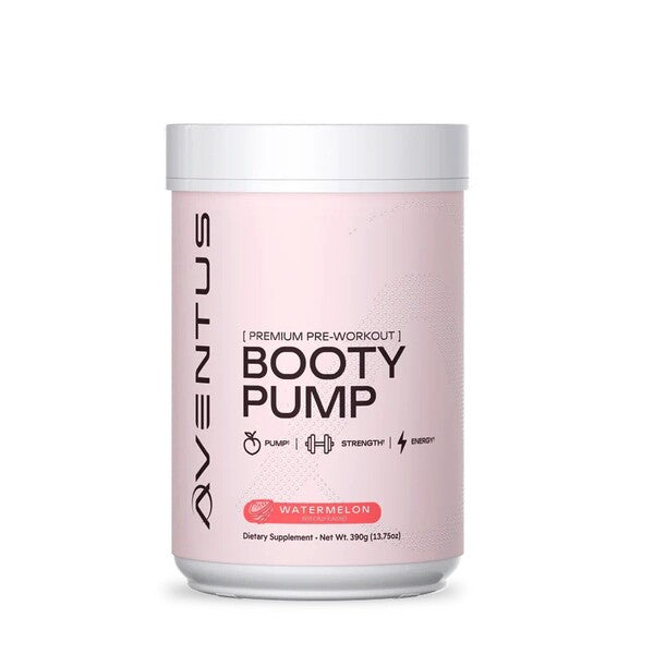 Aventus Supplements Booty Pump – aukščiausios kokybės prieštreniruotinis papildas, arbūzo skonio – 390 g