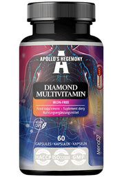 Apollo's Hegemony Diamond multivitaminai be geležies – 60 kapsulių