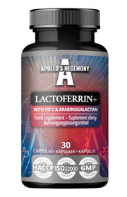 Apollo's Hegemony Lactoferrin+ su vitaminu C ir arabinogalaktanu - 30 kapsulių