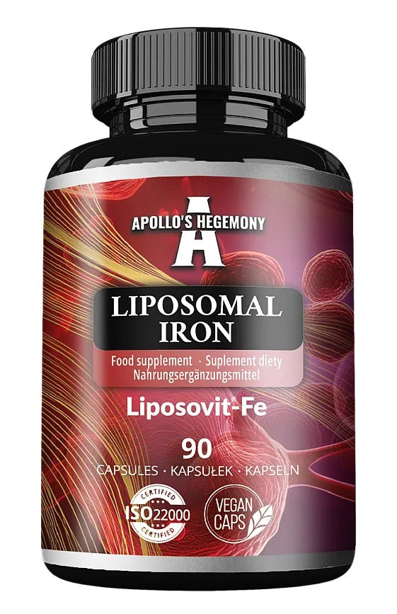 Apollo's Hegemony liposominė geležis - 90 kapsulių