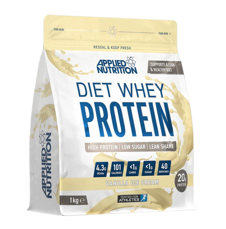 Applied Nutrition Diet Whey, vaniliniai ledai – 1000 g