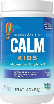 Natural Vitality Natural Calm Kids, mišrios uogos – 453 g