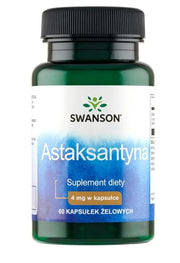 Swanson Astaksantyna, 4mg - 60 gelių