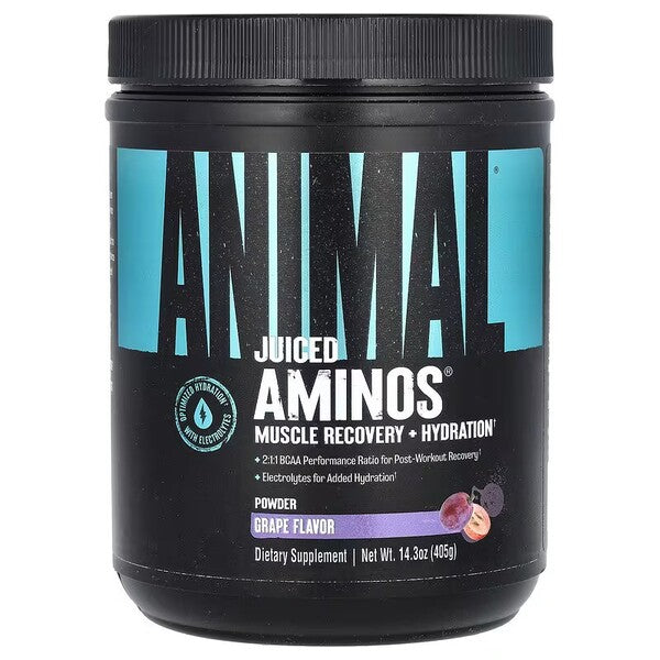 Animal Animal Juiced Aminos, vynuogių skonio - 405 g
