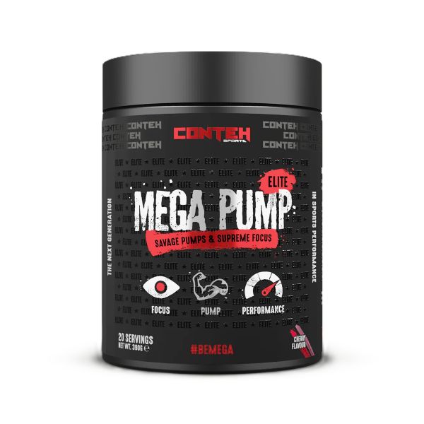 Conteh Sports Mega Pump Elite, vyšnių spalvos – 390 g
