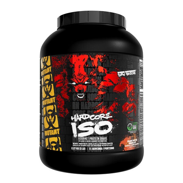 Mutant Hardcore Iso, žemės riešutų sviesto ir šokolado skonio – 2270 g