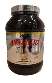 Addict Sport Nutrition anabolinis trigubas išrūgų kompleksas, kreminės vanilės skonio – 1000 g