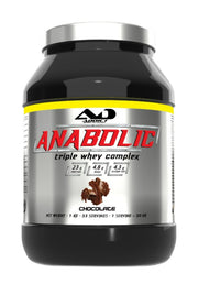 Addict Sport Nutrition anabolinis trigubas išrūgų kompleksas, šokolado skonio – 1000 g