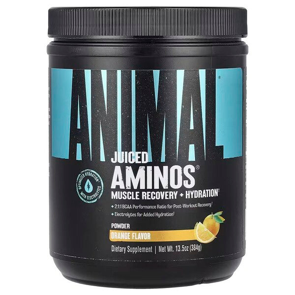 Animal Animal Juiced Amino rūgštys, apelsinų sultyse - 384 g
