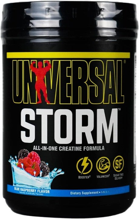 Universal Nutrition Storm, mėlynosios avietės - 752 g
