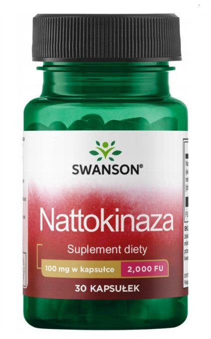 Swanson Nattokinaza, 100 mg – 30 kapsulių