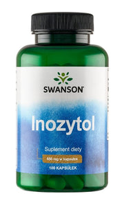 Swanson Inozytol, 650 mg – 100 kapsulių