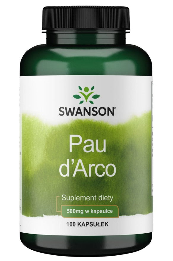 Swanson Pau d'Arco, 500 mg – 100 kapsulių
