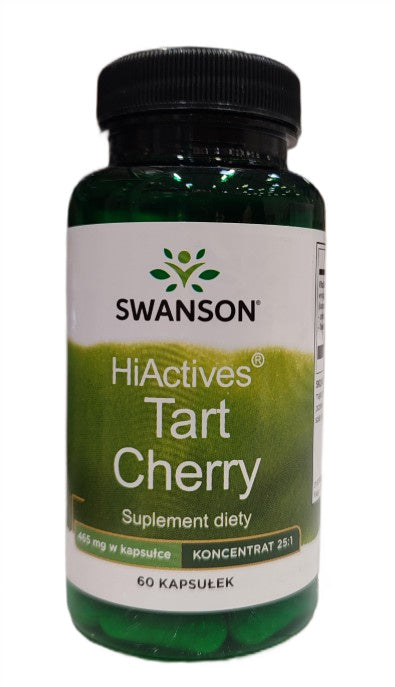 Swanson HiActives vyšnių skonio, 465 mg – 60 kapsulių