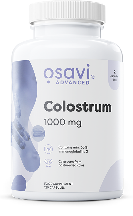 Produkto nuotrauka: Osavi Colostrum, 1000mg - 120 kapsulių