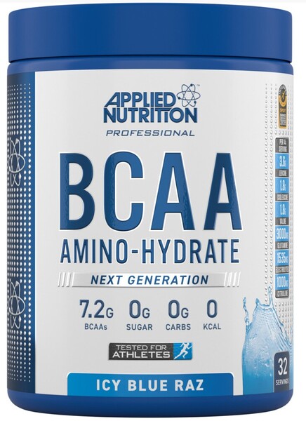 Applied Nutrition BCAA aminohidratas, Icy Blue Raz - 450 g