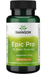 Swanson Epic Pro 25 padermių probiotikas – 30 kapsulių