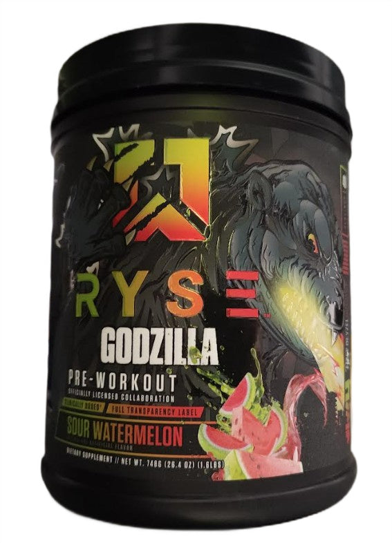 RYSE Godzilla prieš treniruotę, rūgštaus arbūzo skonio - 748 g
