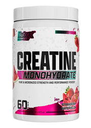Nutrex kreatino monohidratas, braškių ir arbūzo skonio – 390 g