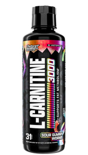 Nutrex L - Carnitine 3000, rūgštūs guminukai – 465 ml.