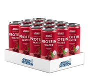 Applied Nutrition gazuotas baltymų vanduo su vyšnių skoniu – 12 x 330 ml.