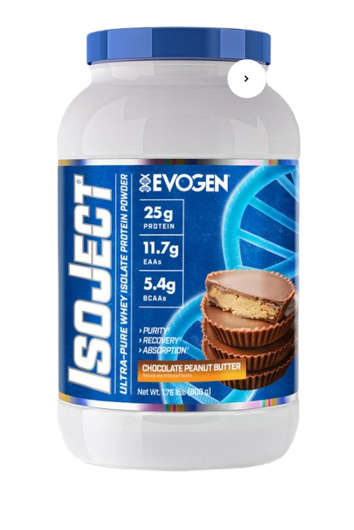 Evogen IsoJect, šokoladinis žemės riešutų sviestas – 800 g