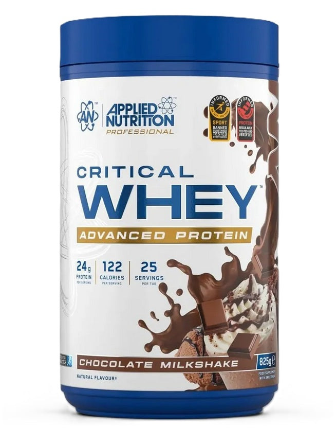 Applied Nutrition Critical Whey šokoladinis pieno kokteilis – 825 g
