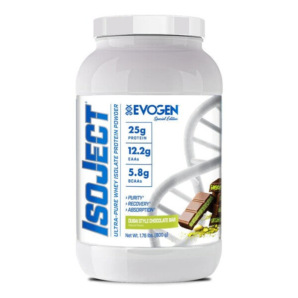 Evogen IsoJect, Dubajaus stiliaus šokolado plytelė – 800 g