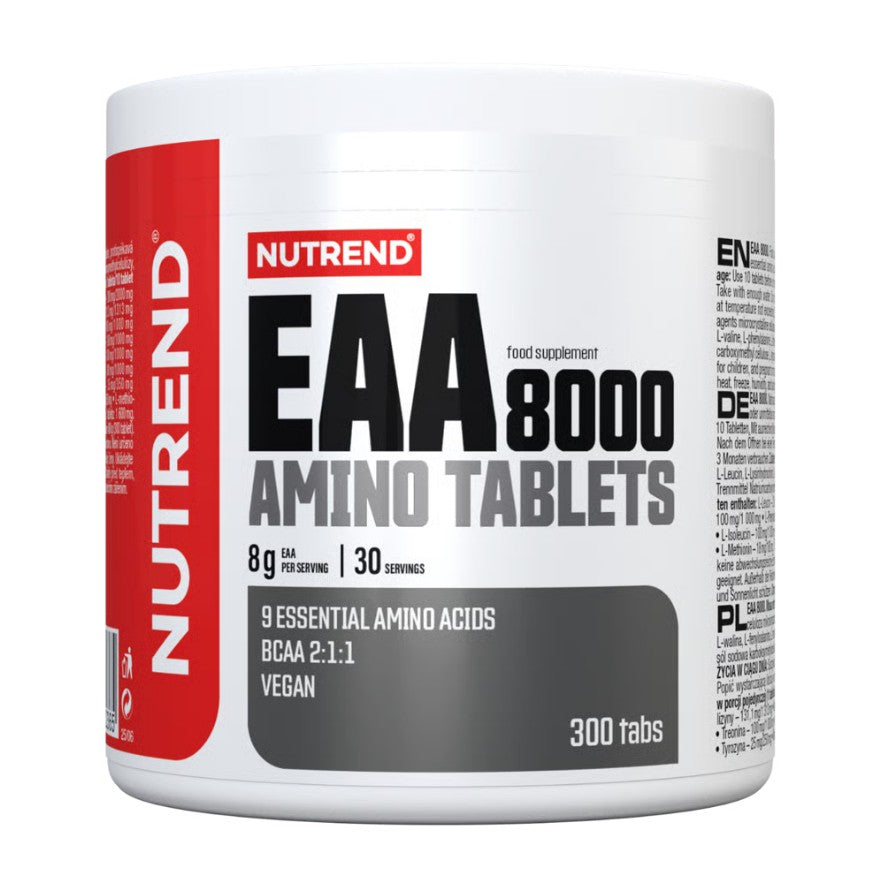 Nutrend EAA 8000 aminorūgščių tabletės – 300 tablečių
