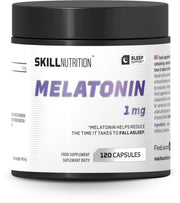 Skill Nutrition melatoninas, 1 mg – 120 kapsulių
